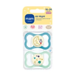 Air Night Silk Napp 16-36 mån 2-pack - Blue