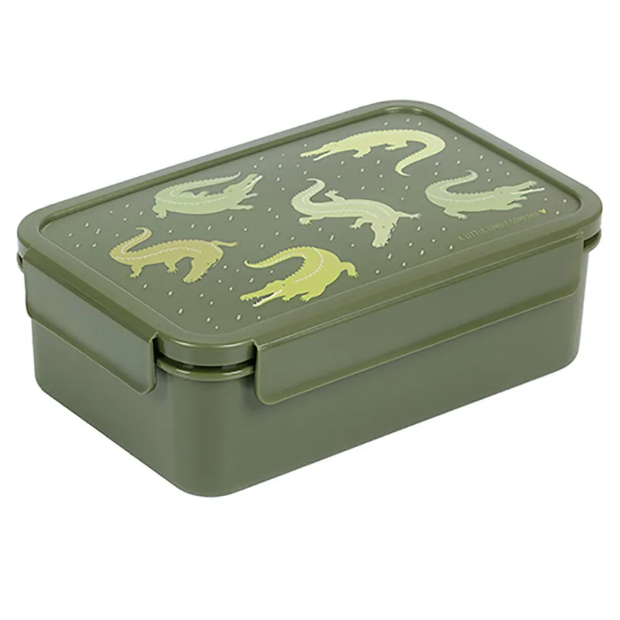 A Little Lovely Company Bento Matlåda - Crocodiles