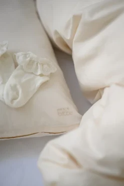 Baby påslakanset Kanin – Light Sand