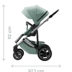 Britax Römer Smile 5Z Lux Duovagn inkl. Baby-Safe Core Babyskydd - Urban Olive/Space Black