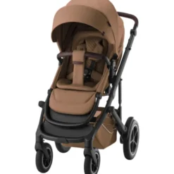 Britax Römer Smile 5Z Lux Duovagn inkl. Baby-Safe Core Babyskydd - Warm Caramel/Space Black