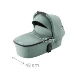 Britax Römer Smile 5Z Lux Duovagn inkl. Baby-Safe Core Babyskydd - Warm Caramel/Space Black