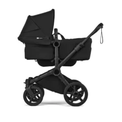 Bugaboo Donkey 6 Barnvagn Inkl. Syskonsits, Organizer, Åkpåse, Mugghållare, Liggdelsadapter & Regnskydd - Heritage Black
