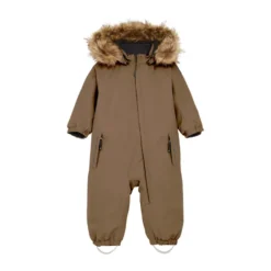 Color Kids Vinteroverall M. Fake Fur - Fossil