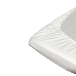 Dra-på-lakan Jersey Spjälsäng Eko - Vit