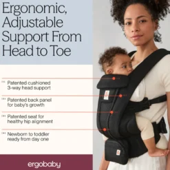 Ergobaby Omni Deluxe Bärsele Mesh - Soft Olive