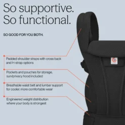 Ergobaby Omni Deluxe Bärsele Mesh - Soft Olive