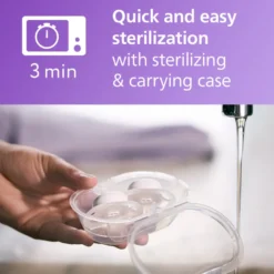 Philips Avent Ultra Start Napp 0–2 mån - ljusrosa/ljusgul