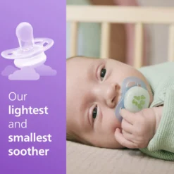 Philips Avent Ultra Start Napp 0–2 mån - ljusrosa/ljusgul