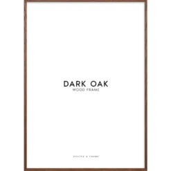 Ram – Mörk ek 30x40