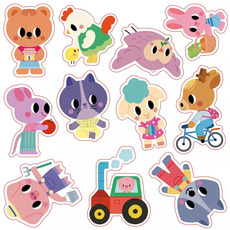 Repositionable Thick Stickers