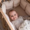 Sebra Bedside Crib - Natur