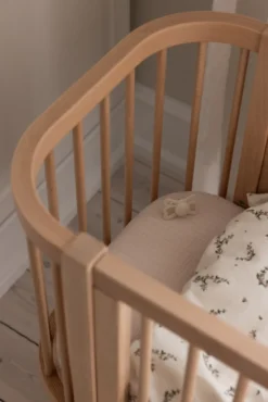 Sebra Bedside Crib - Natur