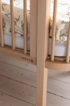 Sebra Bedside Crib - Natur
