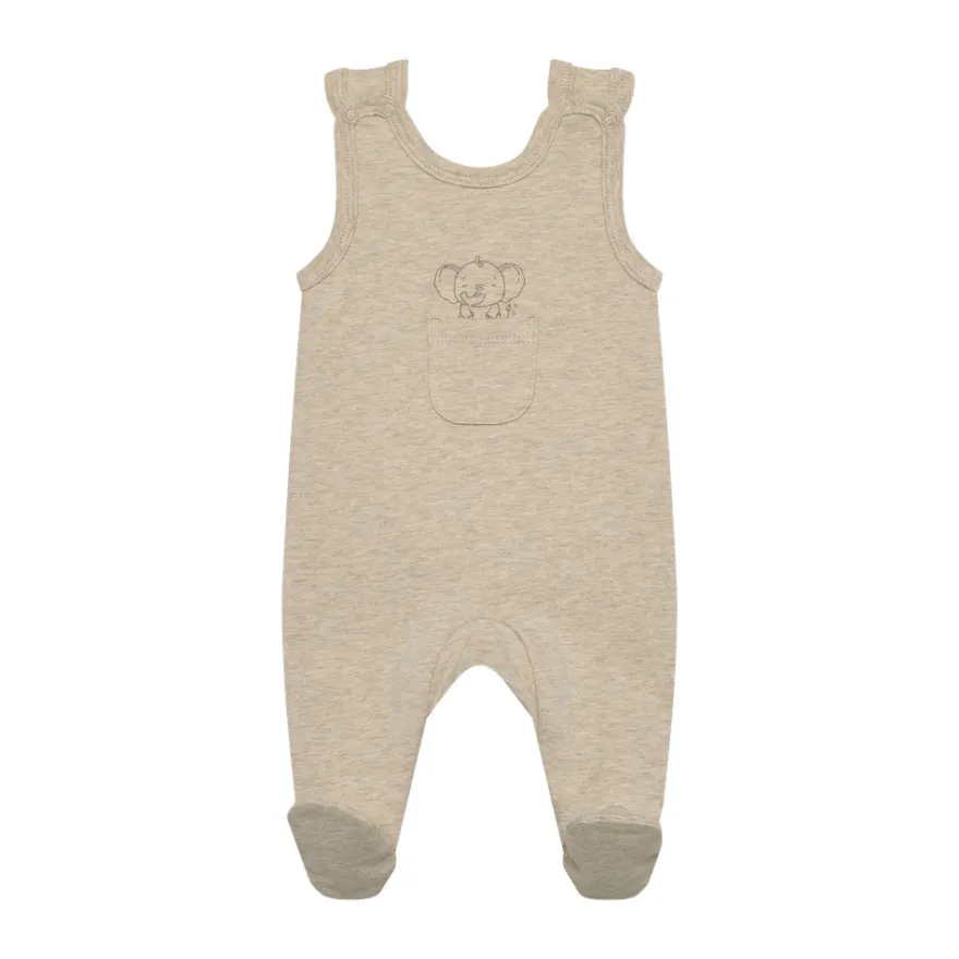 Set Body med Sparkdräkt - Silver Mink Melange