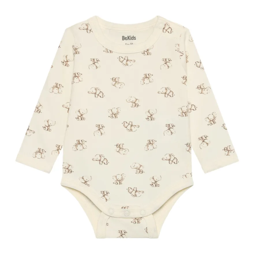 Set Body med Sparkdräkt - Silver Mink Melange